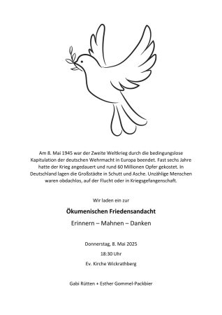 Friedensandacht